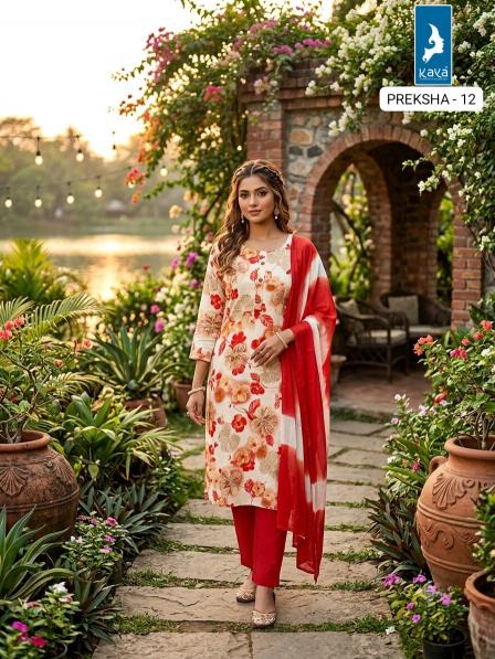 Kaya preksha 3pcs kurtis wholesale